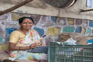 Woman with bindi