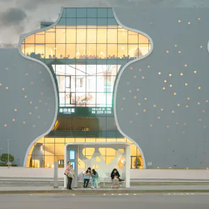 National Taichung Theater and Bus Stop