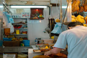 Butcher shop in Wan Chai