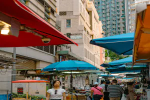 湾仔の路地