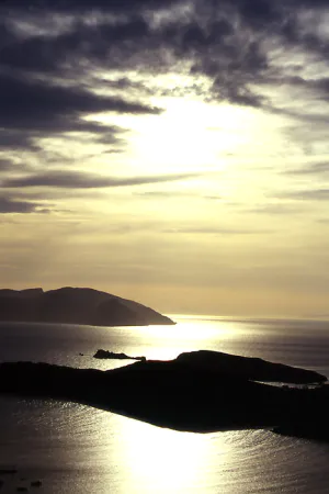 イオス島の夕陽