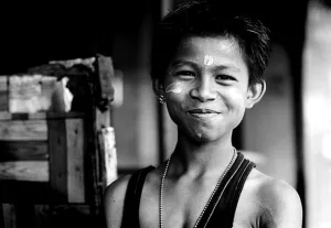 Boy with great smile