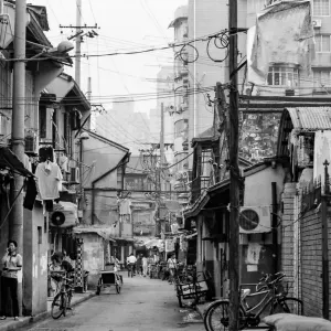 Old fashioned street in Shanghai