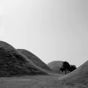 Ancient tombs in Gyeongju