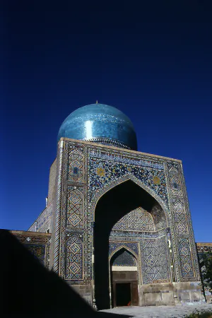 blue mosque in Samarkand