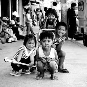 Four children in Bontoc