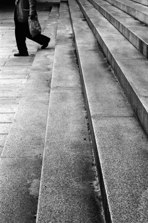 Steps in Meiji Jingu