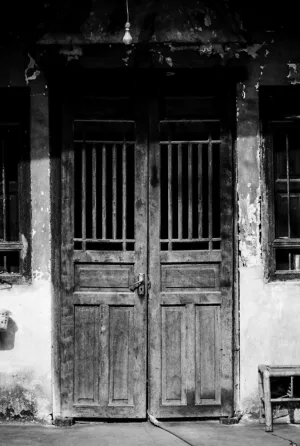 Old door in Chinatown