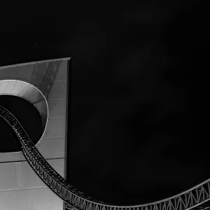 夜のジェットコースター