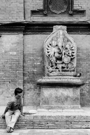 Ganesha at Durbar Square in Patan