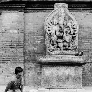 Ganesha at Durbar Square in Patan
