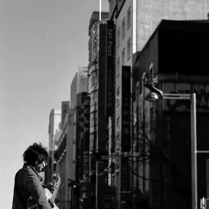 Street musician in Shinjuku