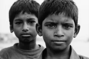 Two boys in Sadarghat