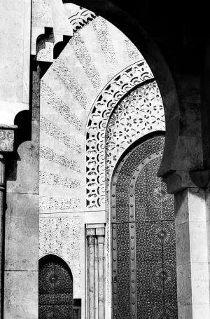 Arches in Hassan II Mosque