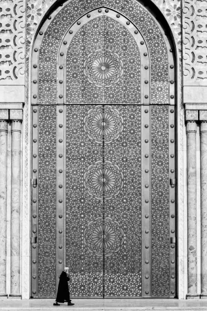 ハッサン2世モスクの巨大な扉