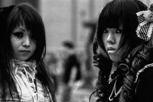 Two youngsters in lolita fashion