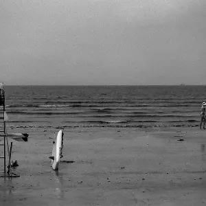 Lifesaver on beach