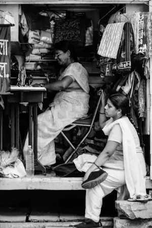 Two women in tailor