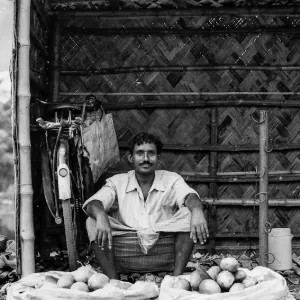 Man selling mangoes