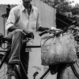 Tobacconist on bicycle