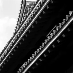 松江城の屋根