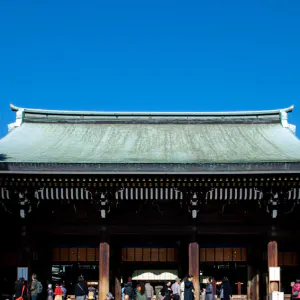 Prayer hall in Meiji Jingu