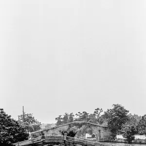 蘇州の水路の架かる橋