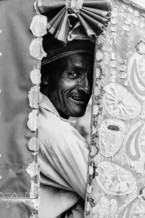 リクシャワラーの顔