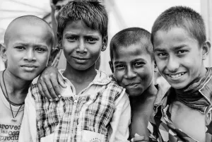 Boys playing in Sadarghat