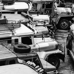 Cluster of jeepneys
