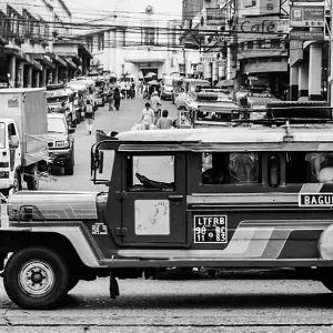 Jeepney running