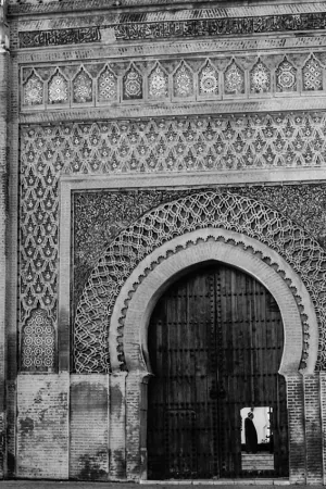 Decorative gate in Meknes