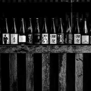 bottles of sake