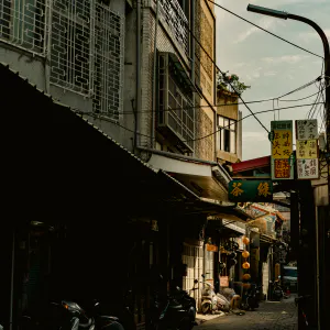 Lane in heart of Tainan